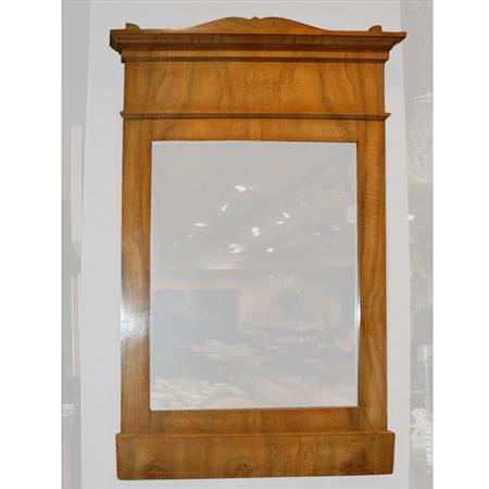 Appraisal: Biedermeier Inlaid Mahogany Mirror Estimate -