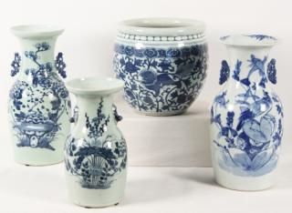 Appraisal: PIECE MISCELLANEOUS LOT OF CHINESE BLUE AND WHITE PORCELAIN CONSISTING