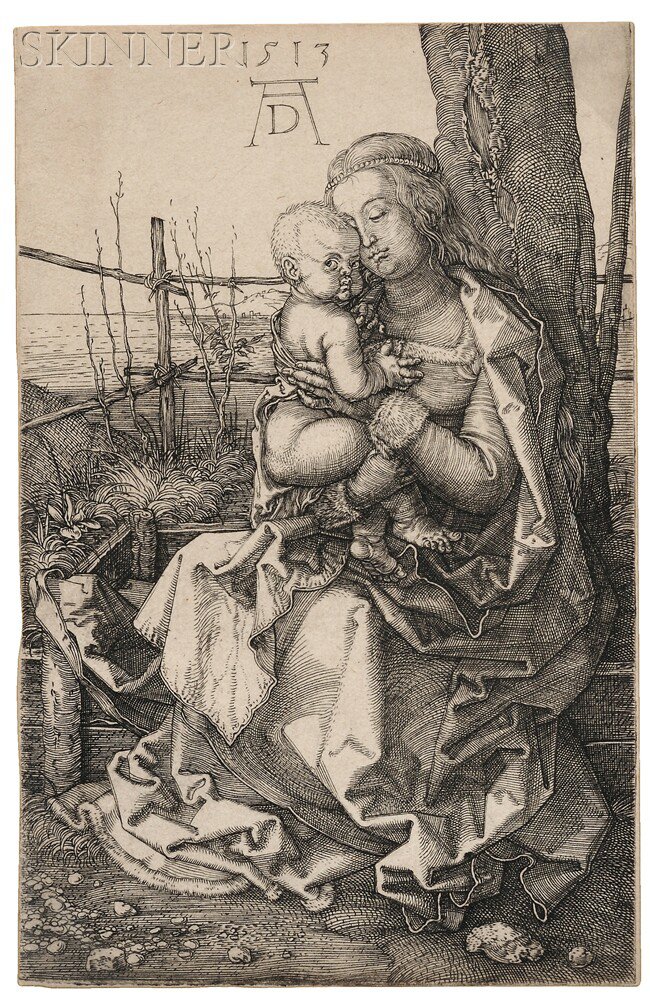 Appraisal: Albrecht D rer German - The Virgin and Child Seated