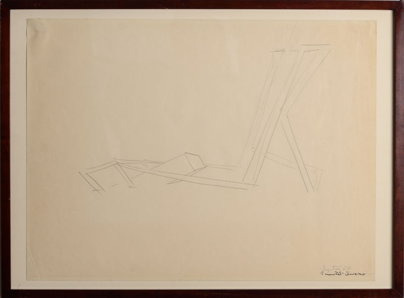 Appraisal: MARK DI SUVERO b JUPITER Pencil on paper signed 'Mark