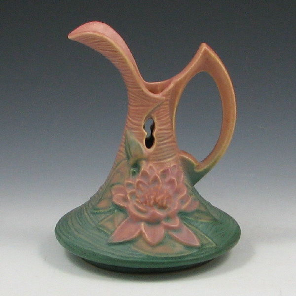 Appraisal: Roseville Water Lily - Ewer - Mint Roseville Water Lily