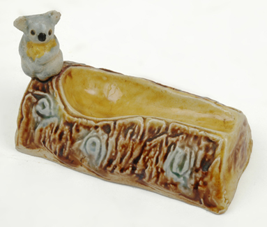 Appraisal: GRACE SECCOMBE New South Wales circa Glazed earthenware pipe stand