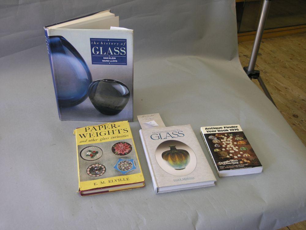 Appraisal: Three antique glass reference books a Miller's Price Guide and