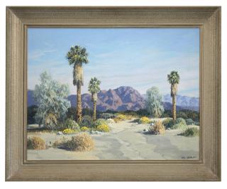 Appraisal: Carl Sammons ''La Quinta Canyon'' desert landscape signed lower right