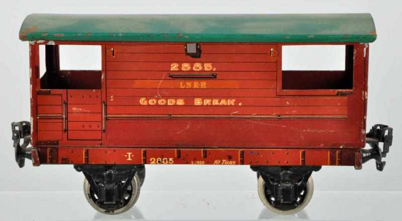 Appraisal: Marklin -Gauge Goods Break Passenger Train Car German Marked Some