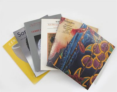 Appraisal: A collection of th Century Design catalogues mainly Christie's Sotheby's