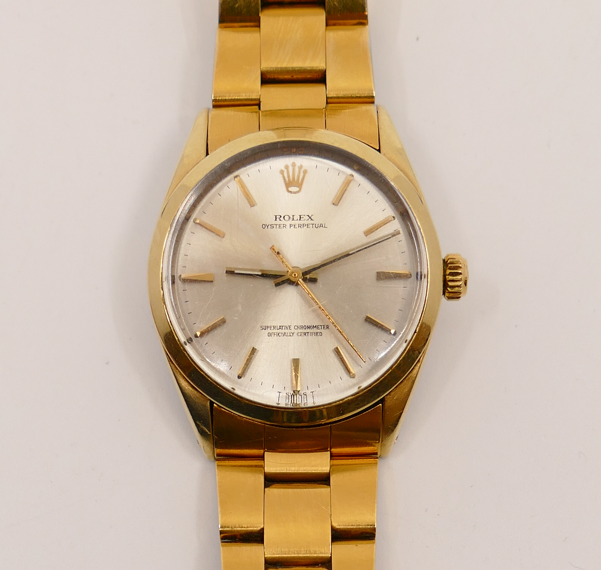 Appraisal: Rolex Oyster Perpetual Ref Gold Capped Men's Chronometer Wrist Watch