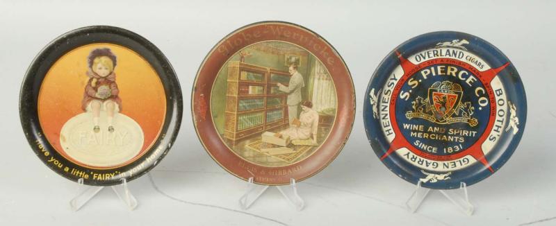 Appraisal: This lot includes trays advertising Globe-Wernicke Cabinets Fairy Soap and