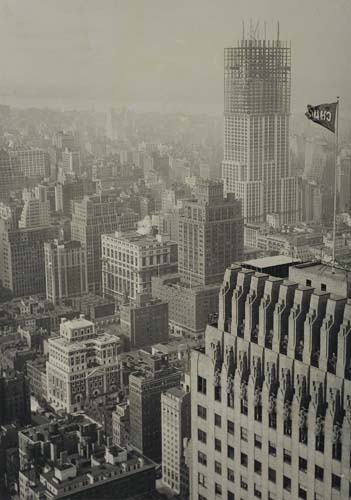 Appraisal: HINE LEWIS W - Empire State Building construction view from