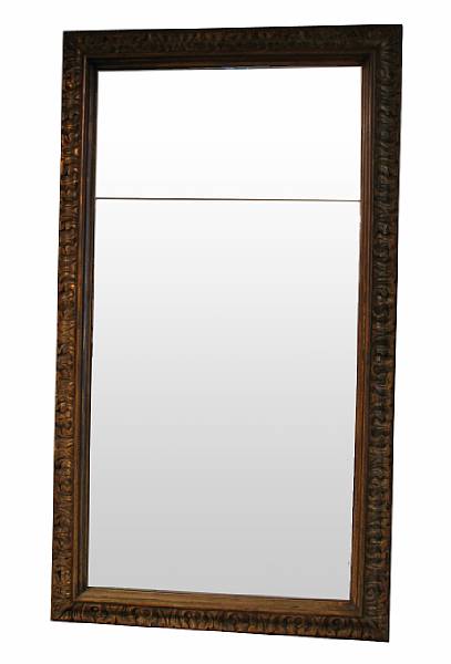 Appraisal: A giltwood mirror height in width in