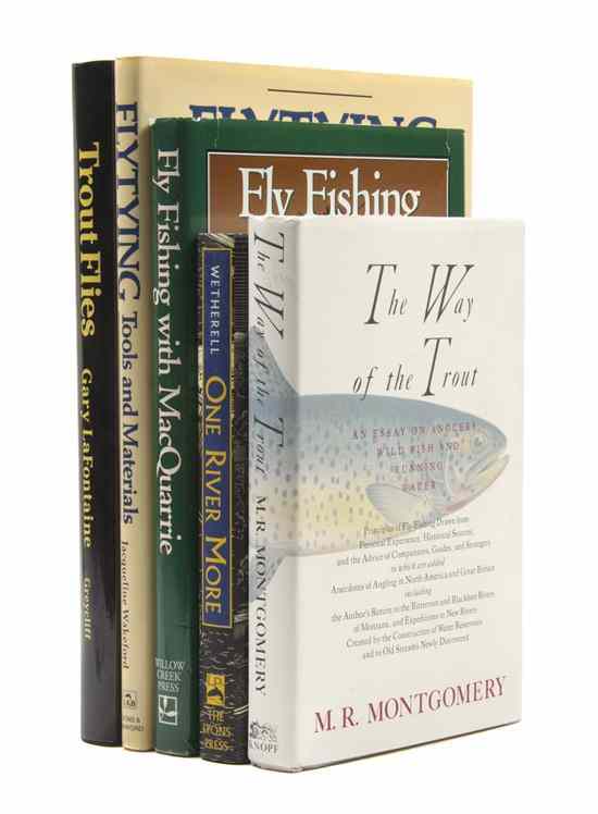 Appraisal: ANGLING A collection of guide books pertaining to trout fishing