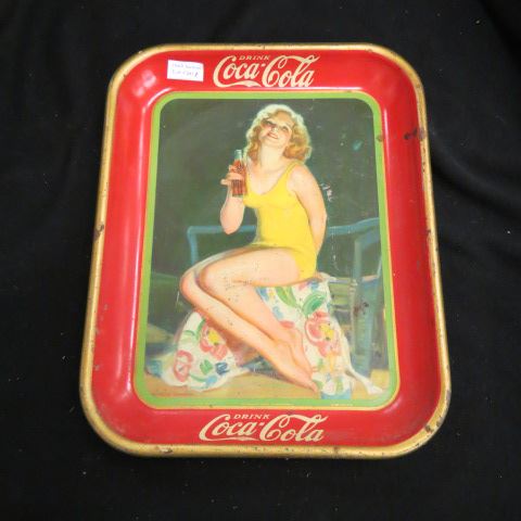 Appraisal: Coca-Cola Serving Tray Bathing Beauty x