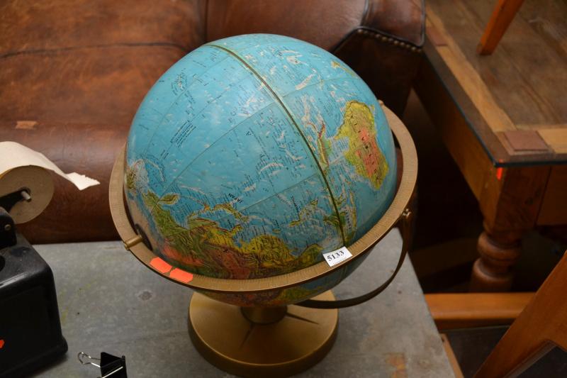 Appraisal: A WORLD GLOBE A WORLD GLOBE