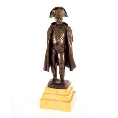 Appraisal: Jean Jacques Pradier Napoleon bronze cm high on stepped plinth