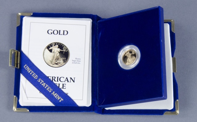 Appraisal: th oz Gold Proof EagleIn original mint box with COA