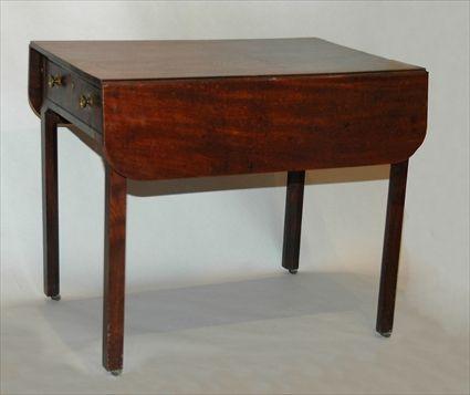 Appraisal: George III Mahogany Pembroke Table