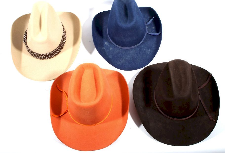 Appraisal: Lot of Womens Cowboy Hats For bidding is a lot