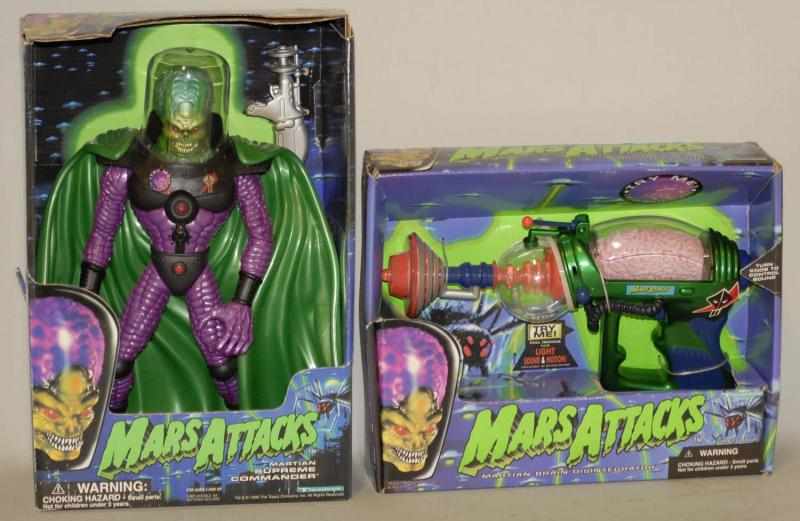 Appraisal: Lot of Mars Attacks Toys in Boxes This lot includes