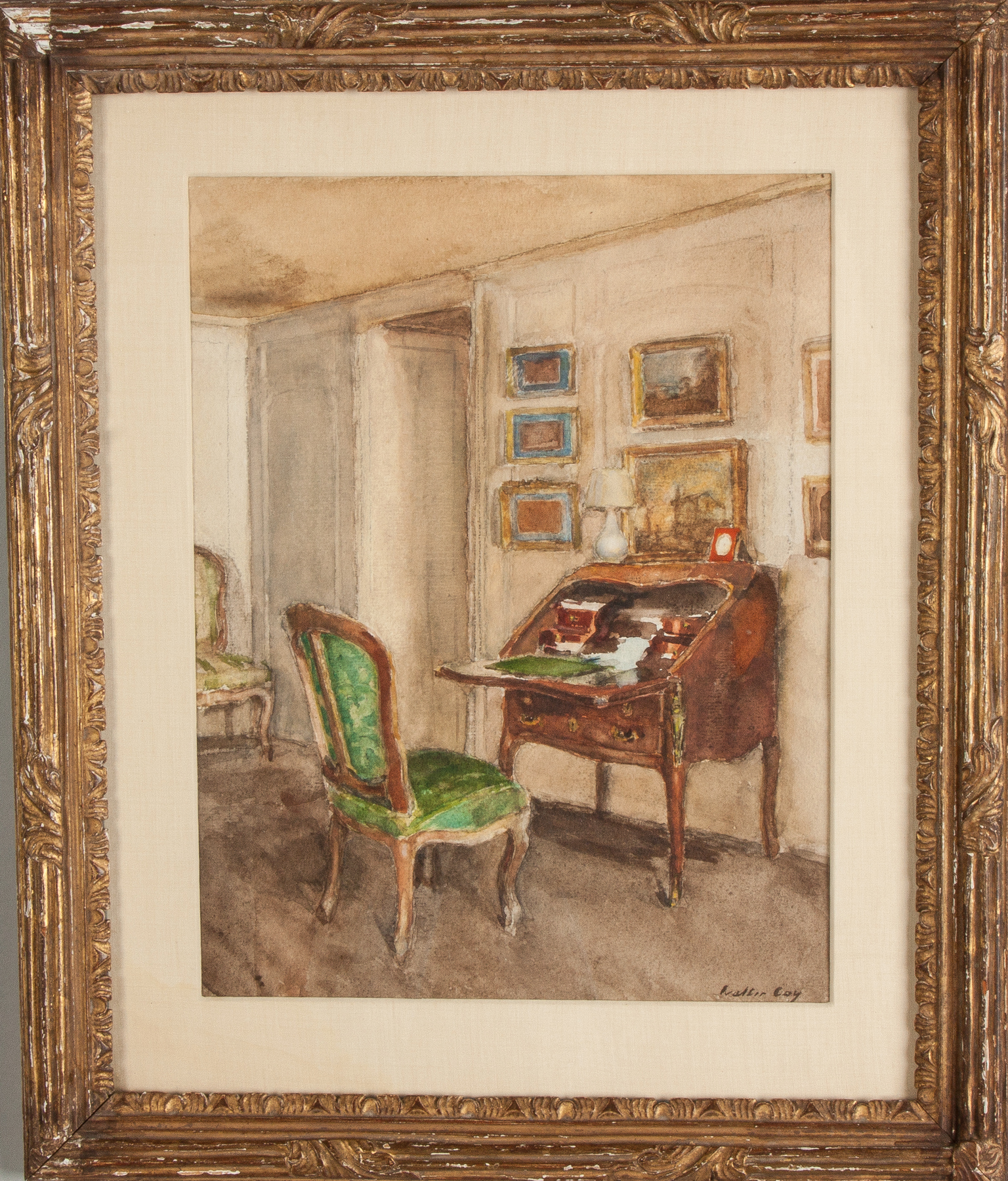 Appraisal: Walter Gay American - No The Boudoir Sgn Lower right