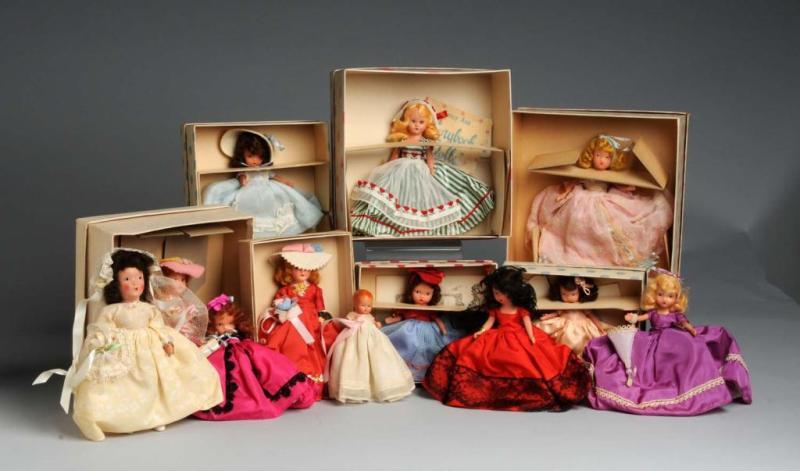 Appraisal: Lot of Storybook Dolls Description American Circa to Includes Nancy