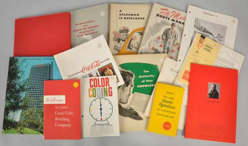 Appraisal: Assorted Group of Coca-Cola Paper Items Includes papers brochures and