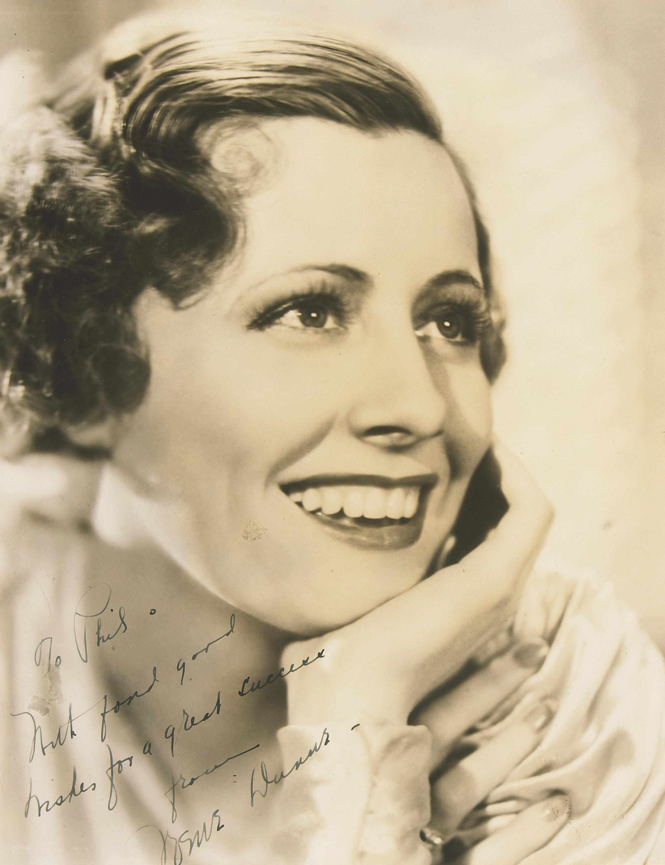 Appraisal: Irene Dunne signed photograph An original framed publicity portrait inscribed