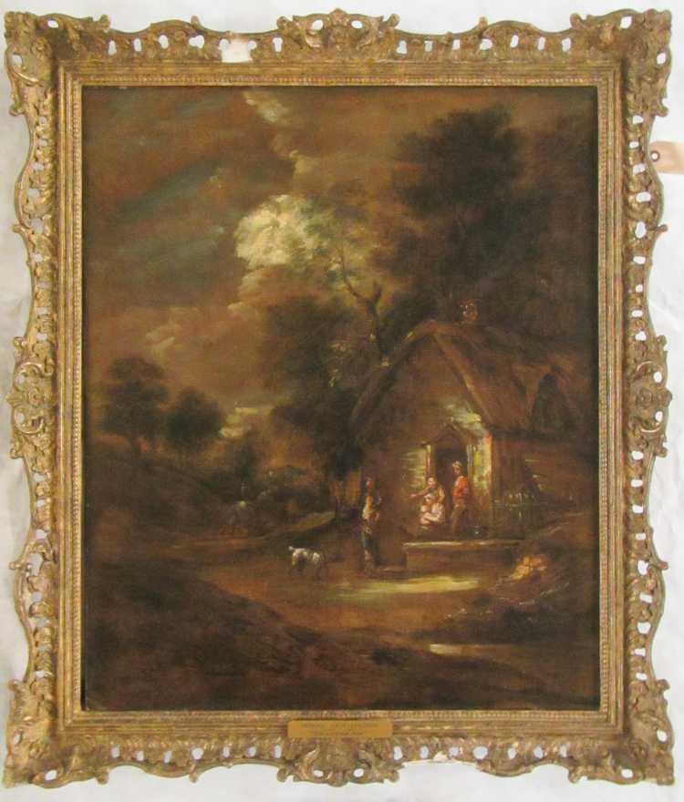 Appraisal: AFTER THOMAS GAINSBOROUGH OIL ON CANVAS United Kingdom - The