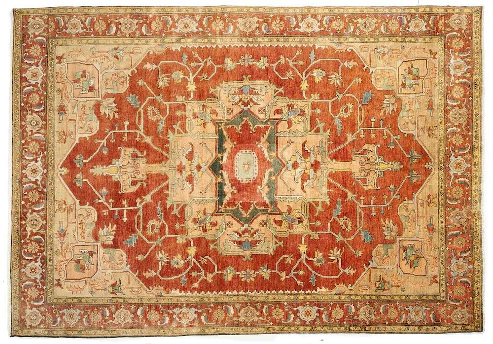 Appraisal: Heriz Room Size Rug DESCRIPTION Heriz room size rug Twentieth