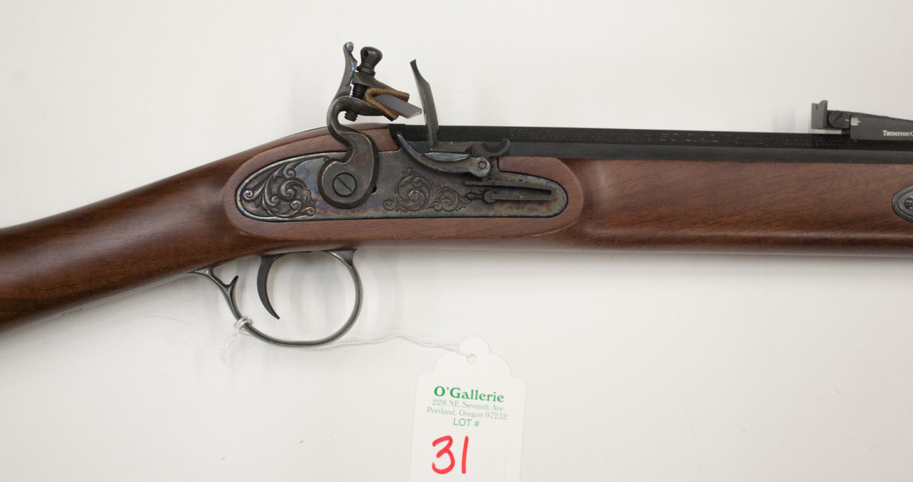 Appraisal: THOMPSON CENTER PENNSYLVANIA HUNTER FLINTLOCK RIFLE caliber round to octagonal