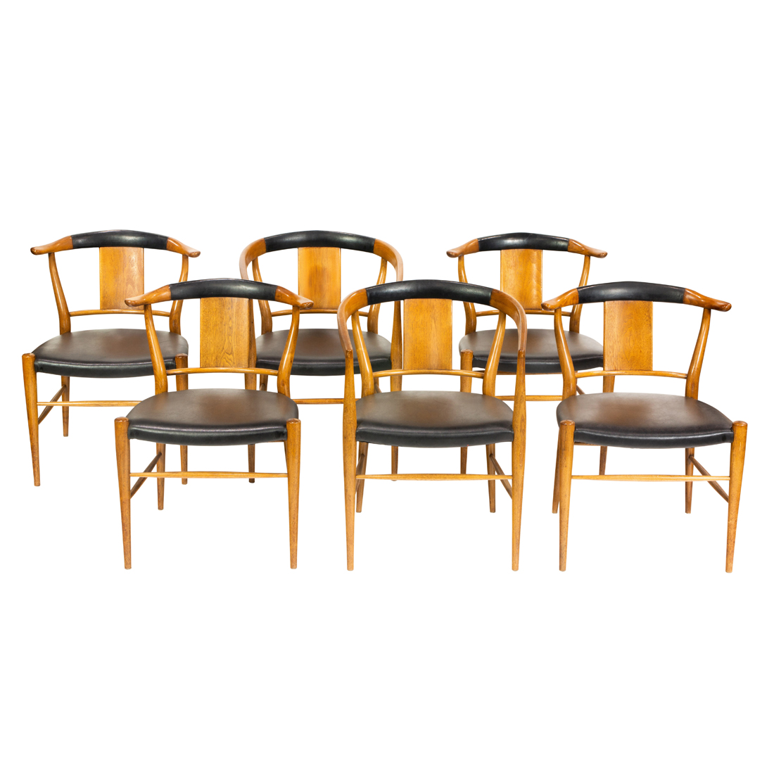 Appraisal: LOT OF MID-CENTURY MODERN DINING CHAIRS lot of Mid-century Modern