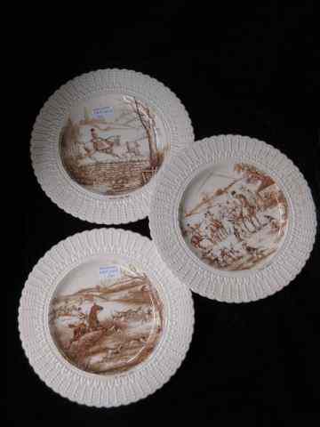 Appraisal: Royal Cauldon Fox Hunt Plates various scenes ''