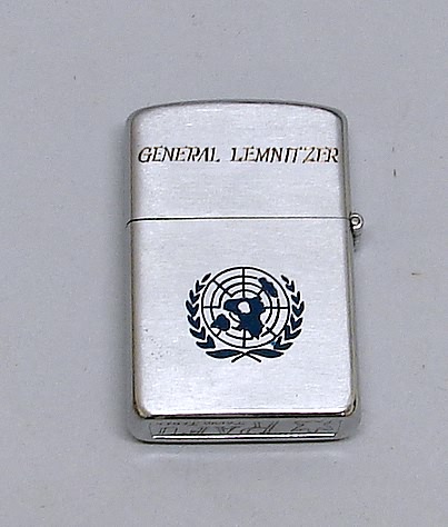 Appraisal: Lighter featuring engraving J- Division HQ UNC FEC Joint HQFEC