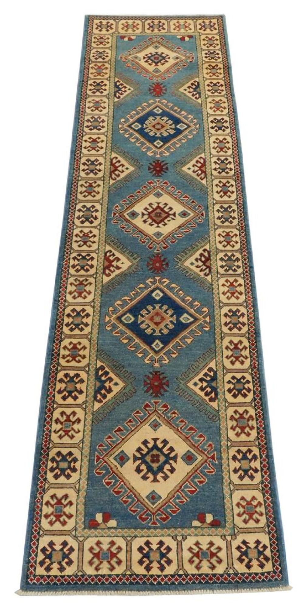 Appraisal: RUG Uzbek Kazak ' x ' wool on cotton light