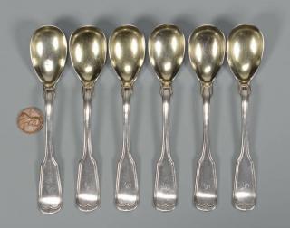 Appraisal: Mobile Coin Silver egg spoons coin silver egg spoons retailer