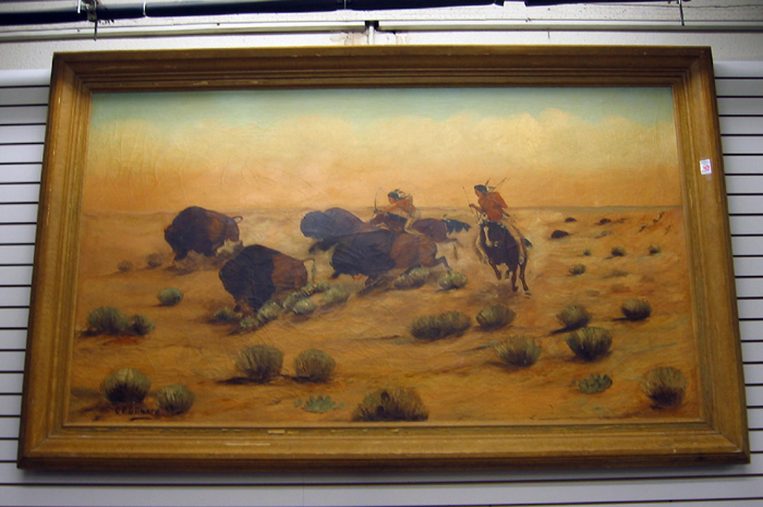 Appraisal: G F GILMORE American th th century Oil on canvas