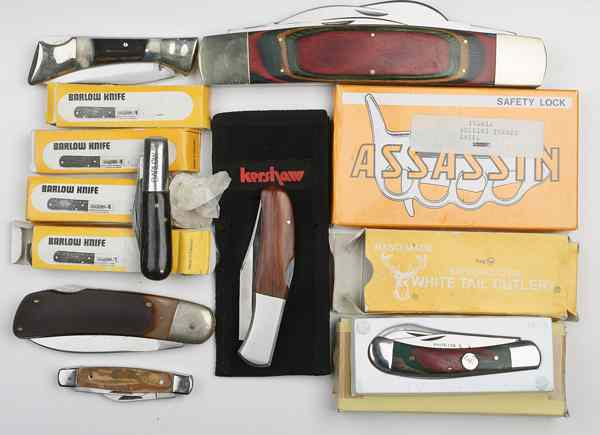 Appraisal: Pocket Knives Lot of Twelve Various patterns and manufacturers including