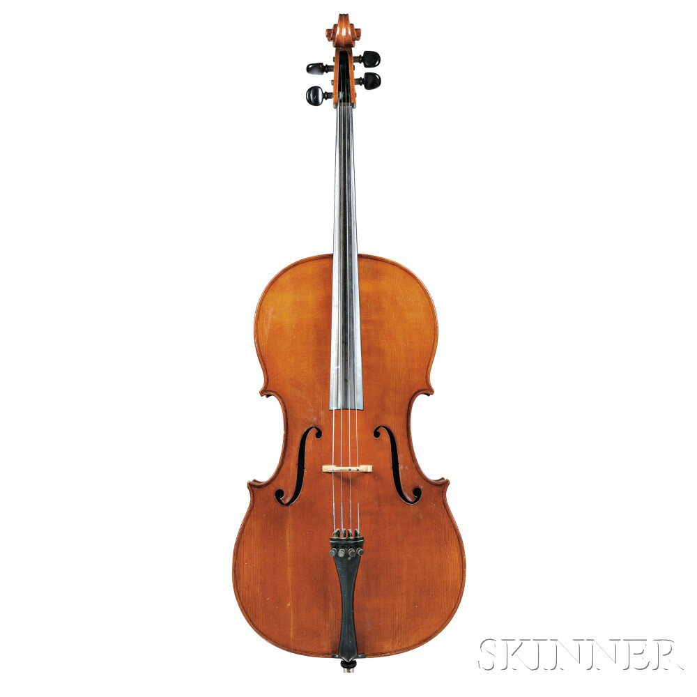 Appraisal: Modern German Violoncello Louis Dolling Wernitzgrun bearing the maker's label