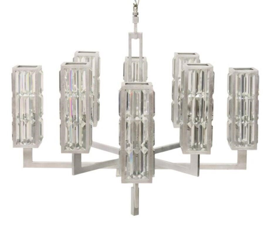 Appraisal: Contemporary eight-light chandelier attributed to Fine Art Lamps st c