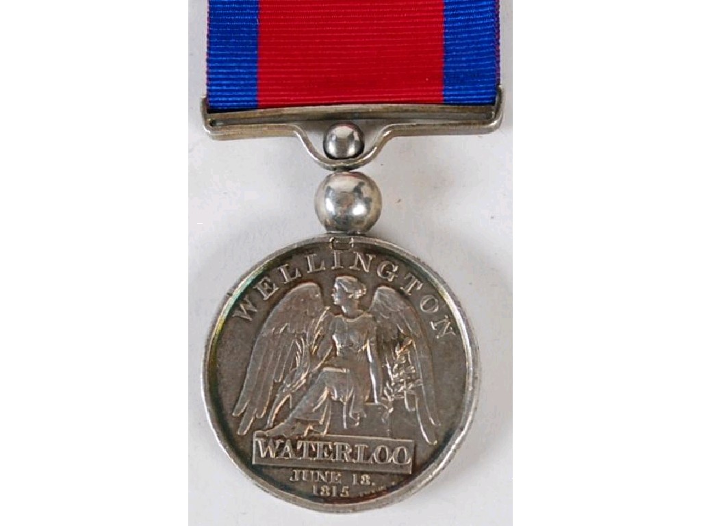 Appraisal: WELLINGTON - WATERLOO MEDAL JUNE th awarded to Richard Light