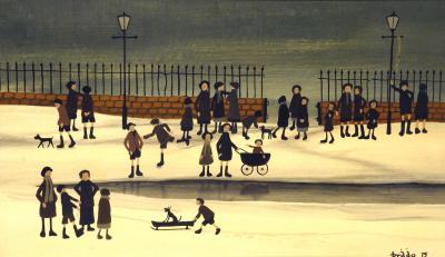 Appraisal: BRAAQ BRIAN SHIELDS 'Yeah its the Schools Holidays Snow Scene