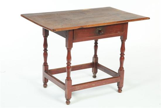 Appraisal: QUEEN ANNE TAVERN TABLE American th century maple with old