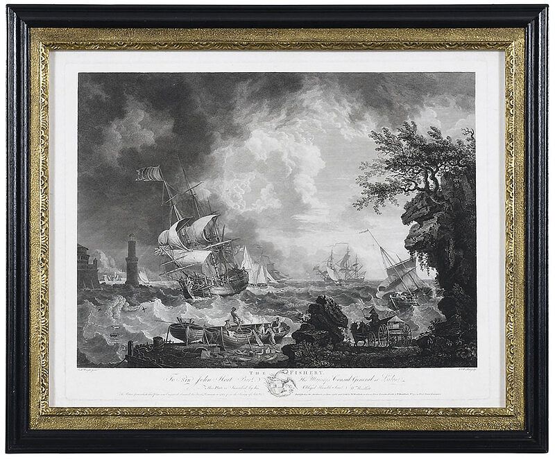 Appraisal: William Wollett Engraver British - The Fishery To Sir John