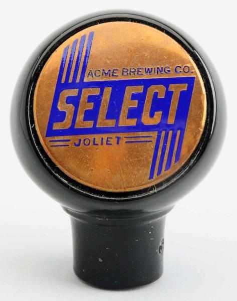 Appraisal: Select Beer Tap Knob Acme Brewing Company Clean and bright