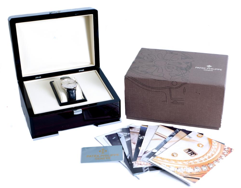 Appraisal: PATEK PHILIPPE CALATRAVA K WG WATCHPatek Philippe Calatrava k white