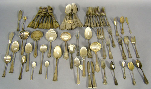 Appraisal: American sterling silver flatware approx troy oz