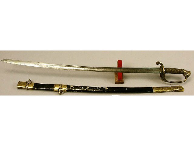 Appraisal: Civil War period officer's sword with German imported blade original