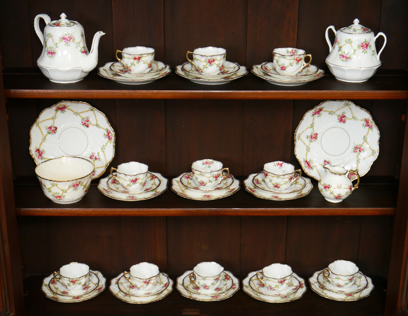 Appraisal: ROYAL STAFFORDSHIRE CHINA TEA SERVICE Approx pieces by Royal Staffordshire