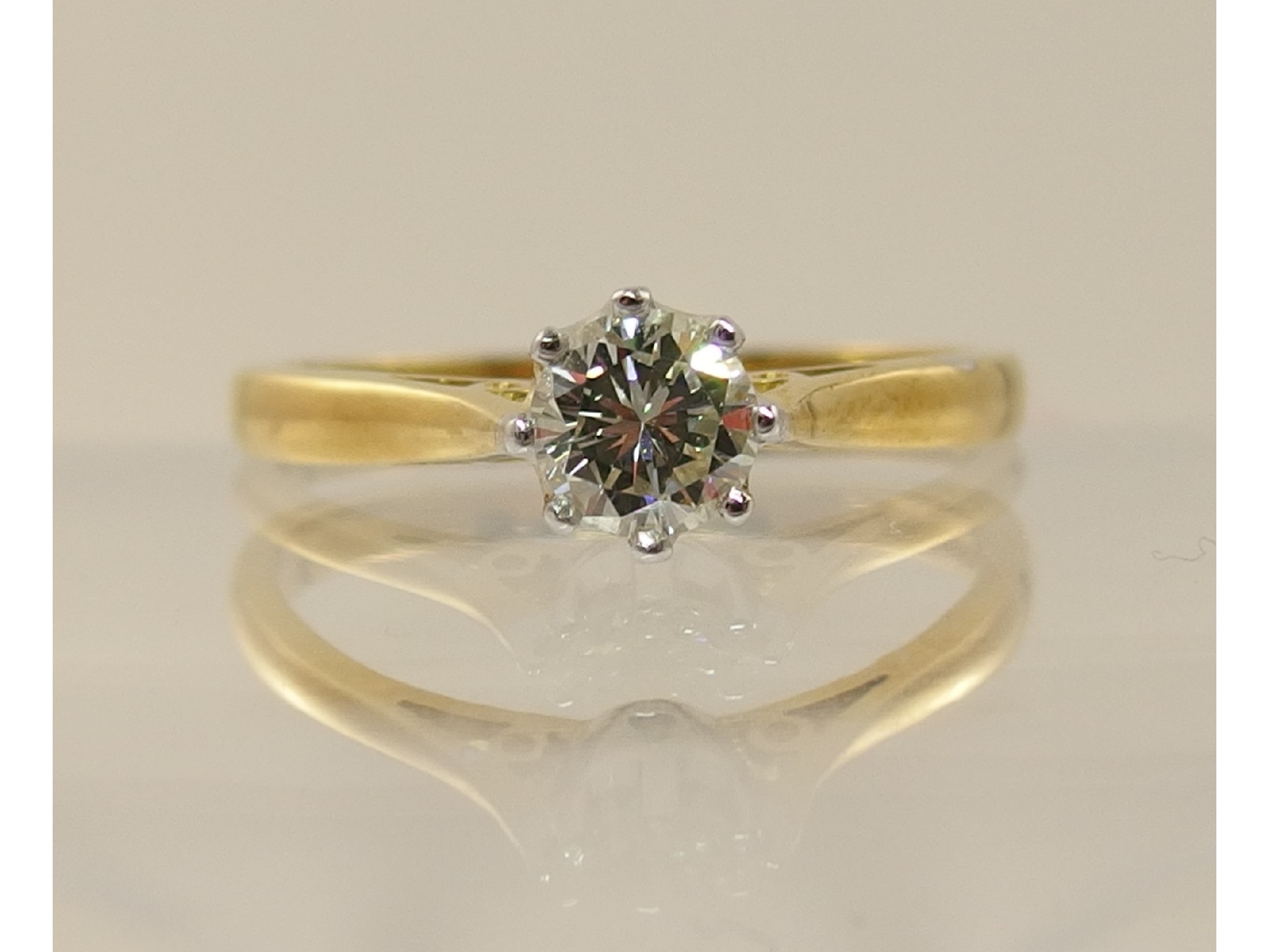 Appraisal: An ct diamond solitaire of approx cts