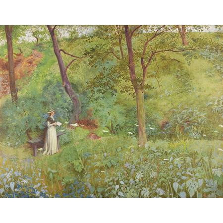 Appraisal: John George Sowerby British th Century Summer Thoughts Estimate -