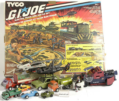 Appraisal: Tyco GI Joe Train and Battle Set - set contains